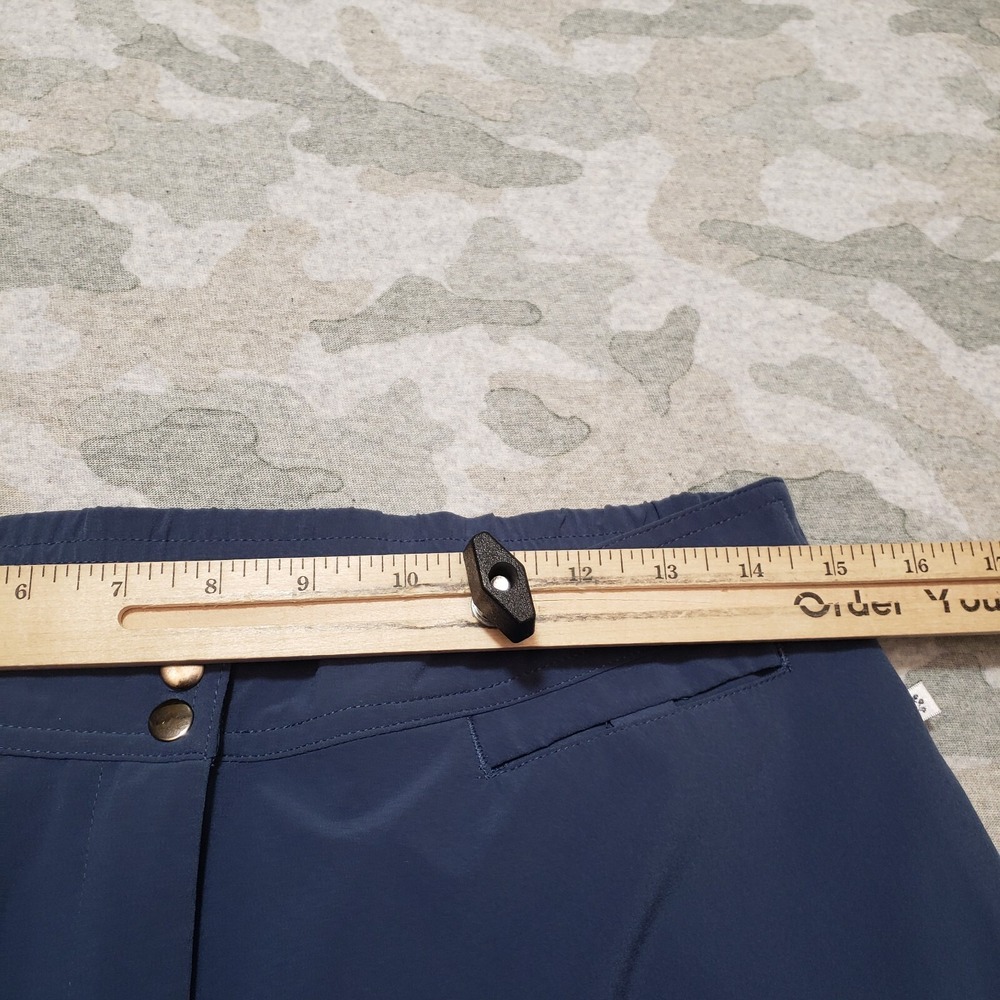 Chico's Pants Womens 1 Blue Crop Lightweight - Picture 3 of 9